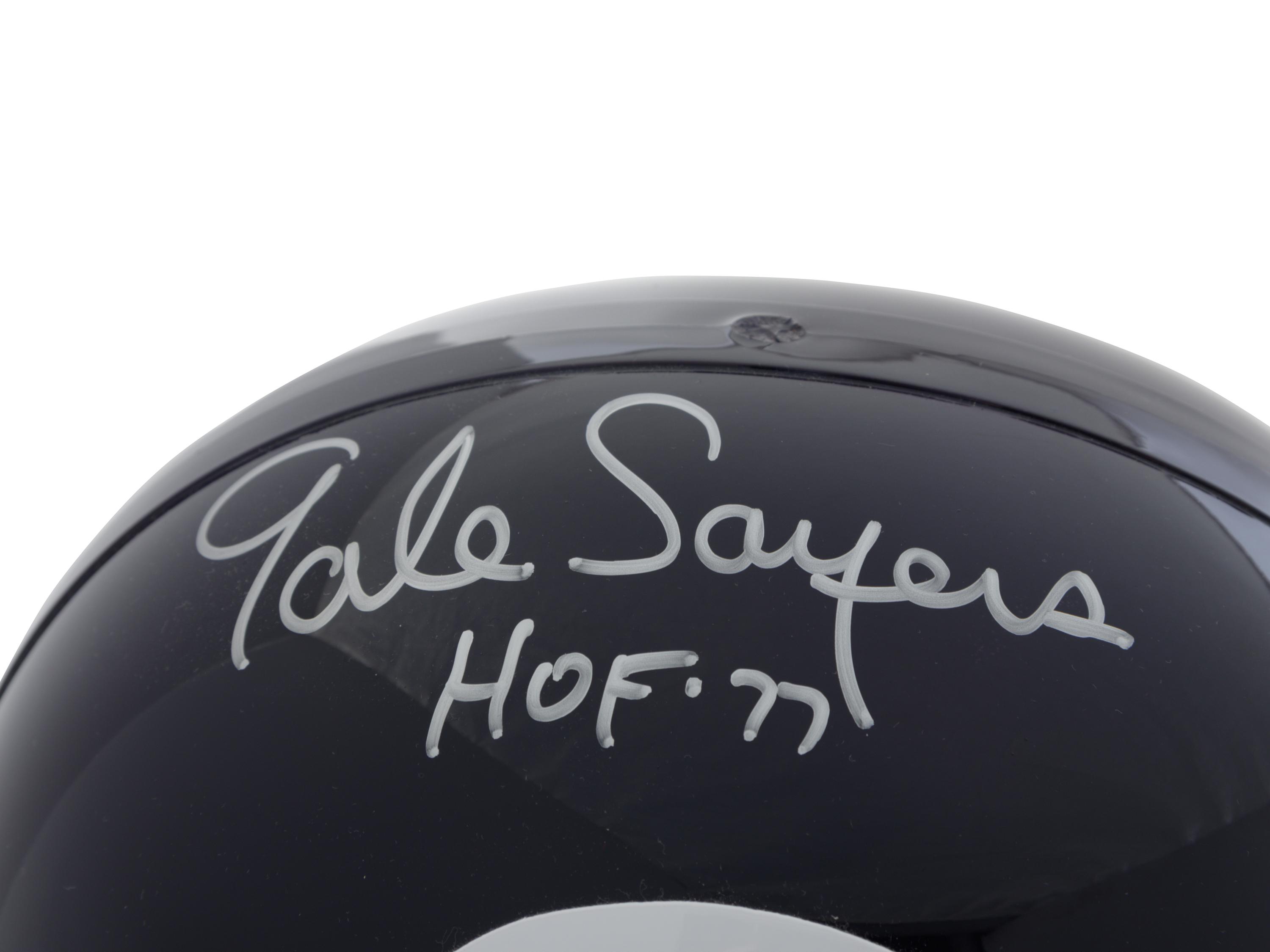 A Gale Sayers Signed Chicago Bears Helmet,