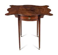 A George III Mahogany Serpentine Pembroke Table
