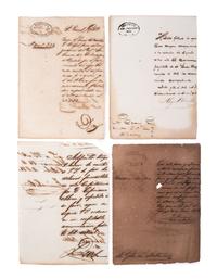 [SLAVERY & ABOLITION]. A group of documents mostly recording the deaths and burials of enslaved persons in Cuba, including:
