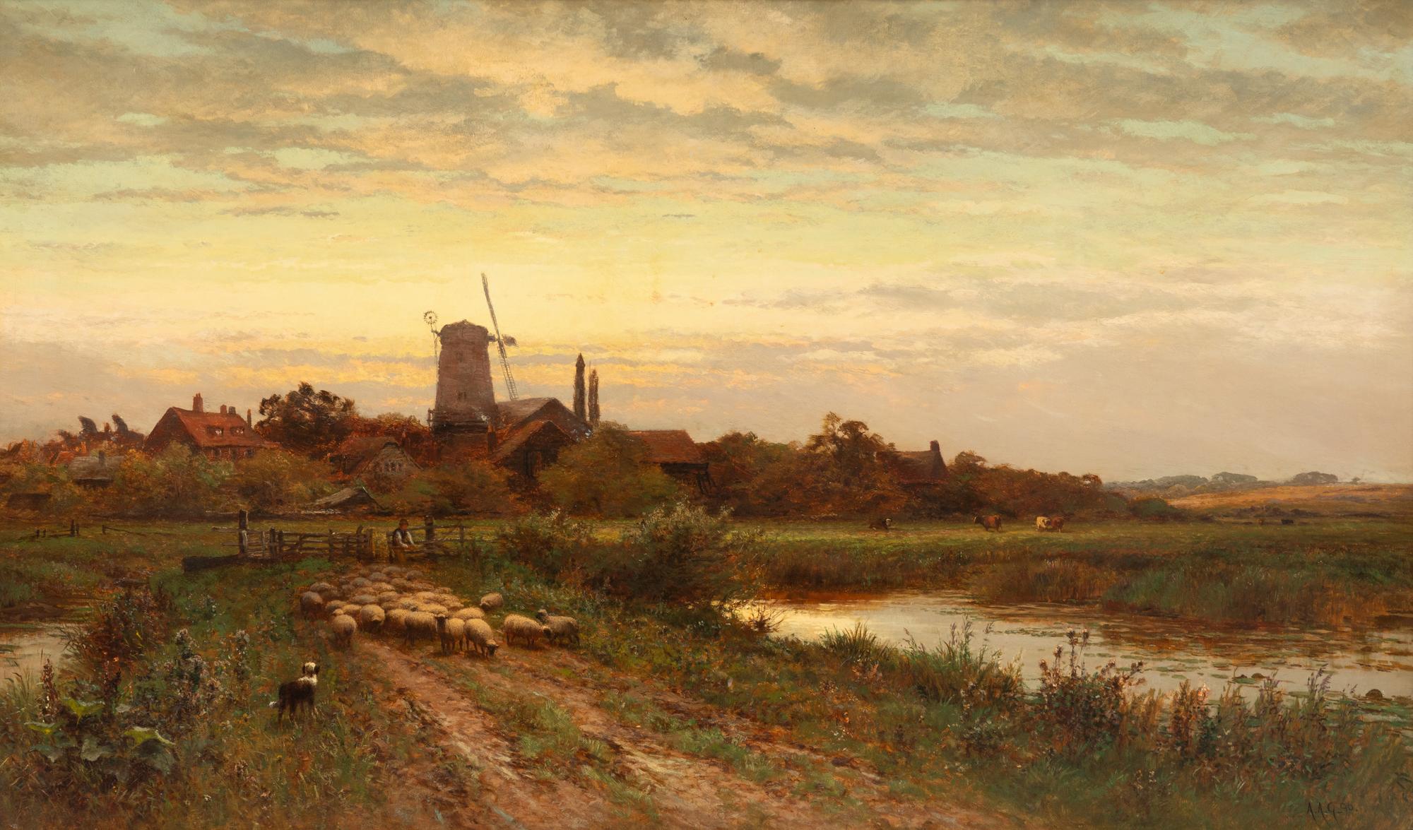 Denver Mill, Downham Market, Norfolk, England, 1890
