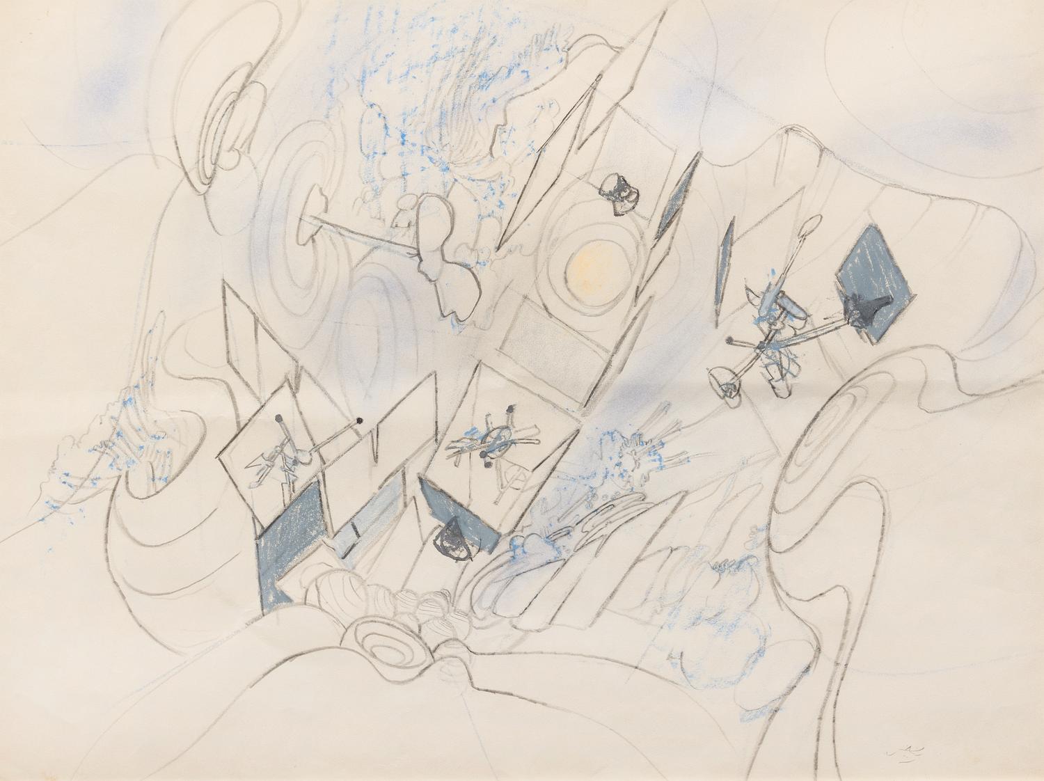 Roberto Matta, (Chilean, 1911-2002), Untitled, 1960