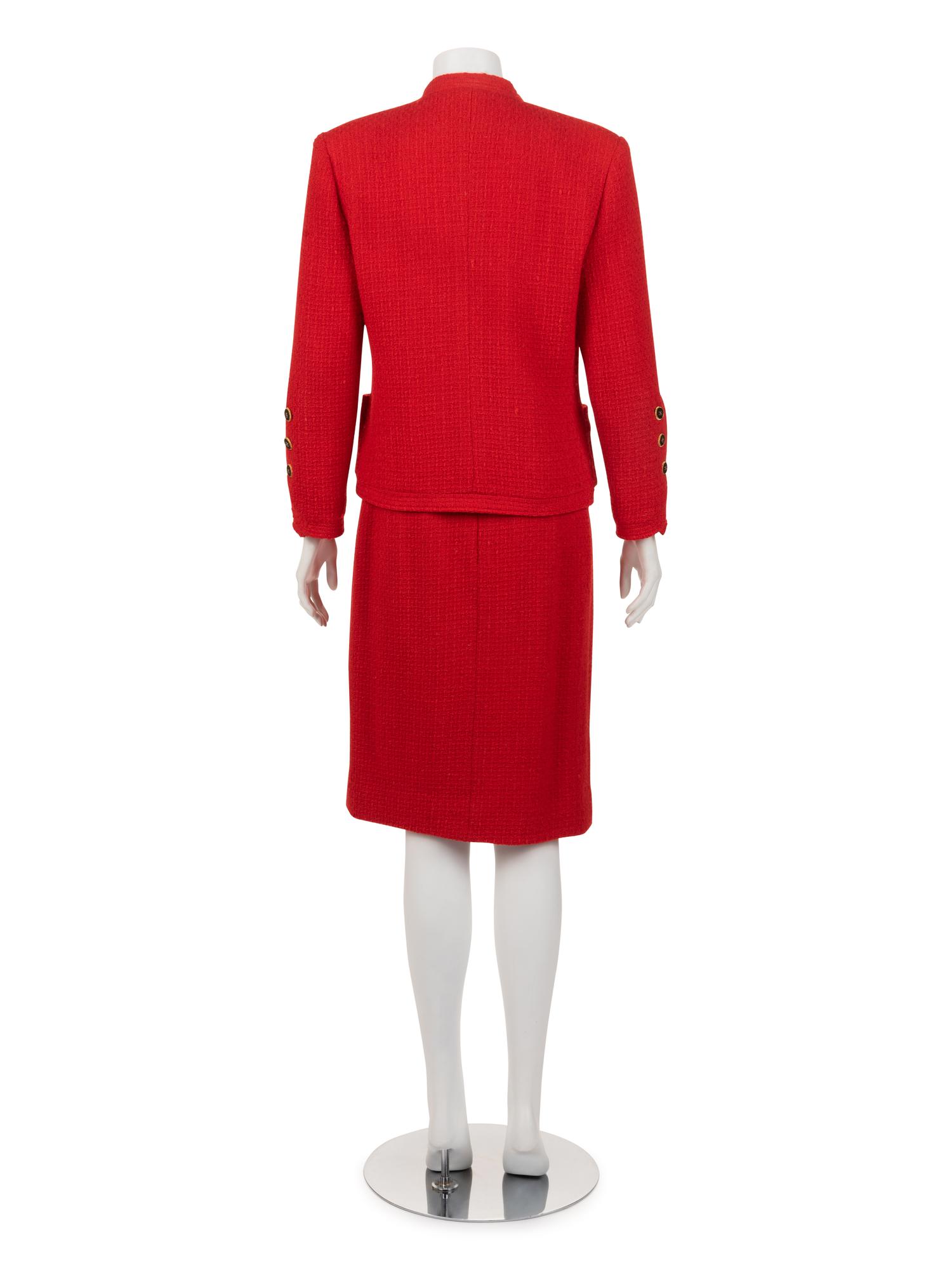 Chanel Double Breast Two-Piece Skirt Suit, 2001