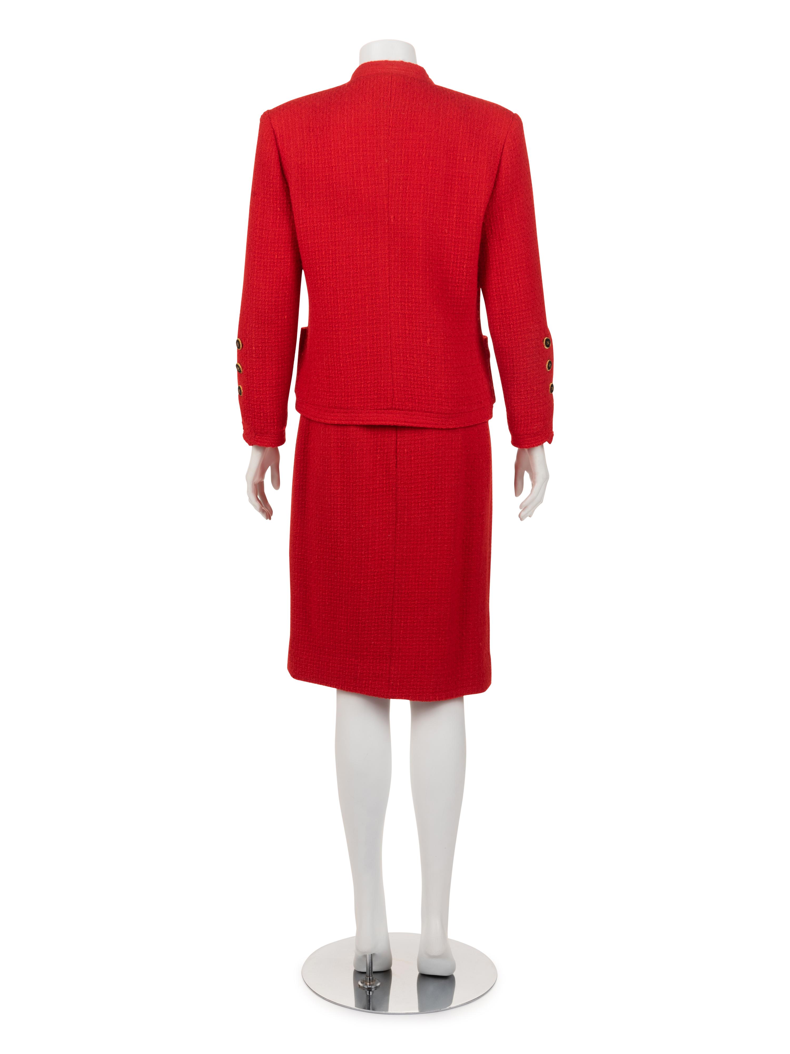 Chanel Double Breast Two-Piece Skirt Suit, 2001