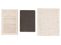 [FILIBUSTERS -- WALKER, William (1824-1860)]. Small grouping related to William Walker and the "Walker Expedition" to Nicaragua.