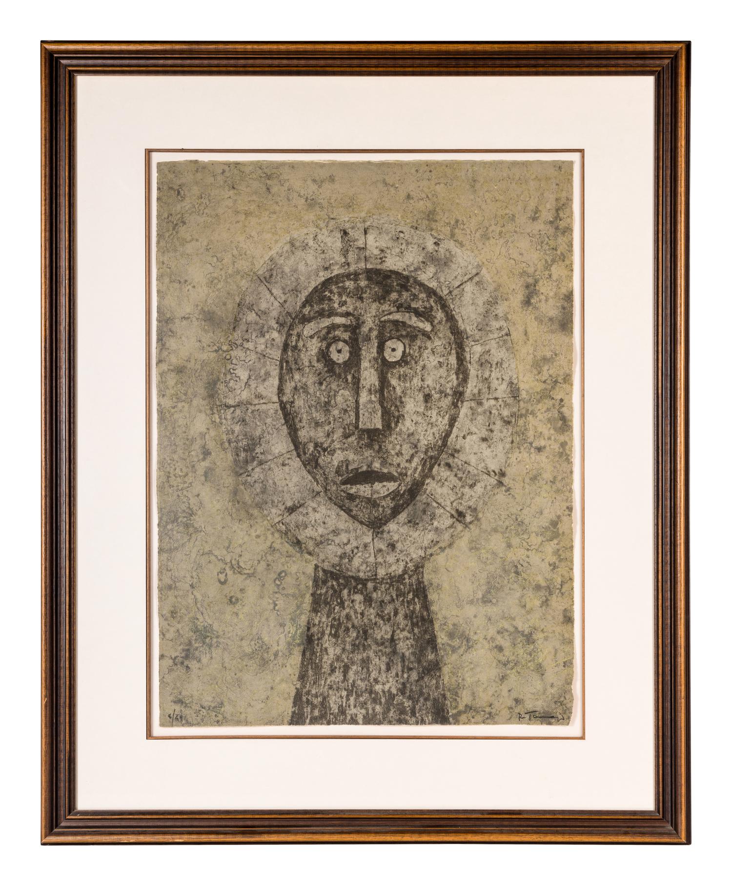 Cabeza en Gris (from Rufino Tamayo 15 Aguafuertes)