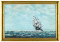 Arthur N. Disney, Sr. (1904-1993) u.s. frigate "constellation"