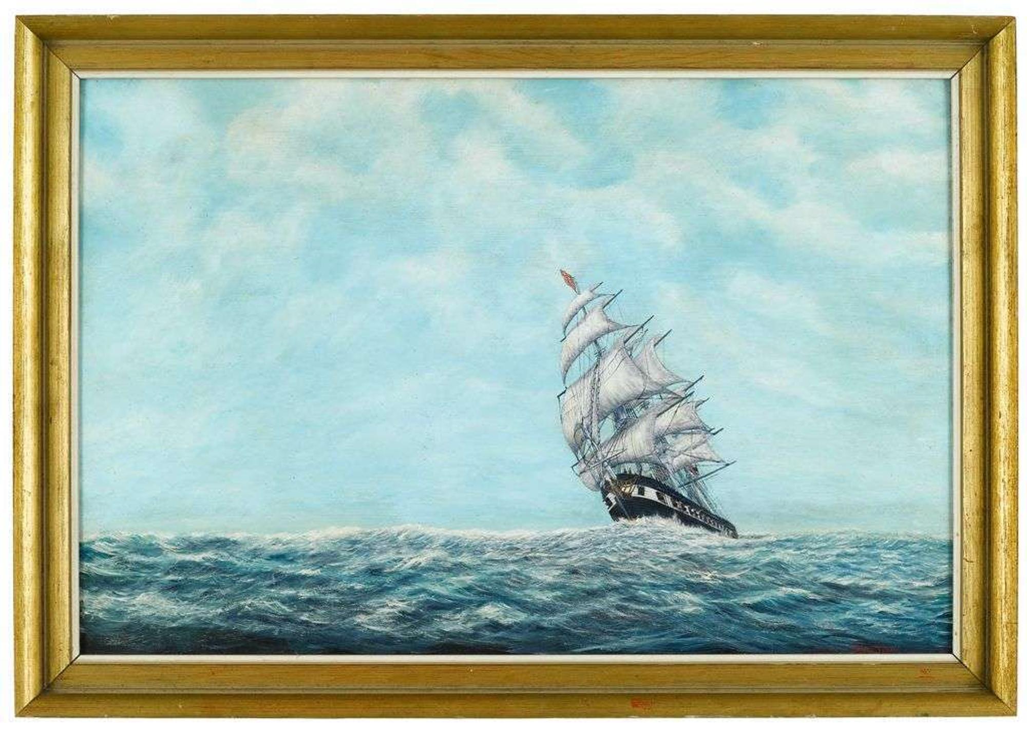 Arthur N. Disney, Sr. (1904-1993) u.s. frigate "constellation"