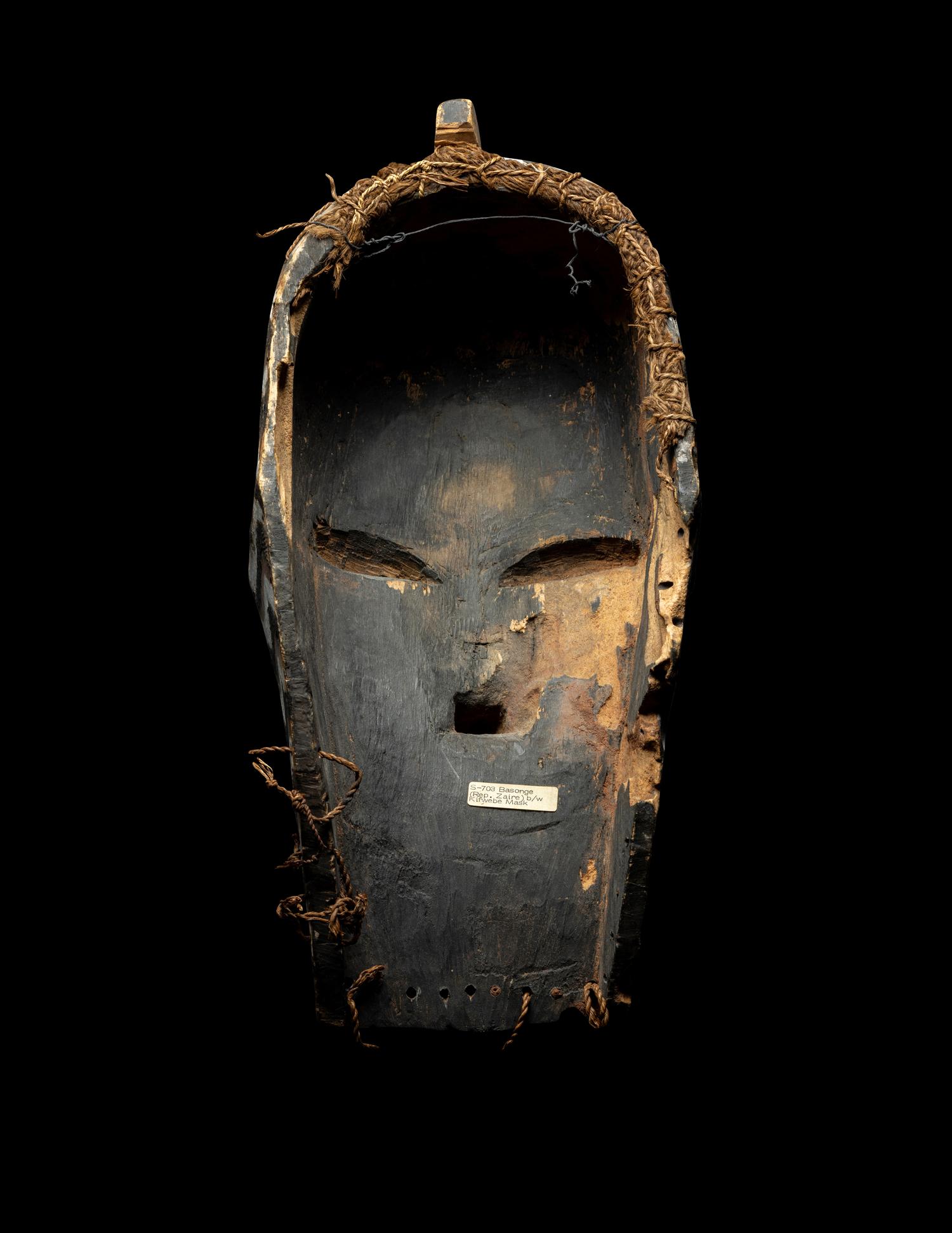 A Songye Wood Female Mask (Kifwebe)
