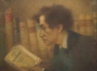 Lucien Lévy-Dhurmer (French, 1865-1953) — Portrait of a Man, presumed to be Pierre Villey (1879-1933)