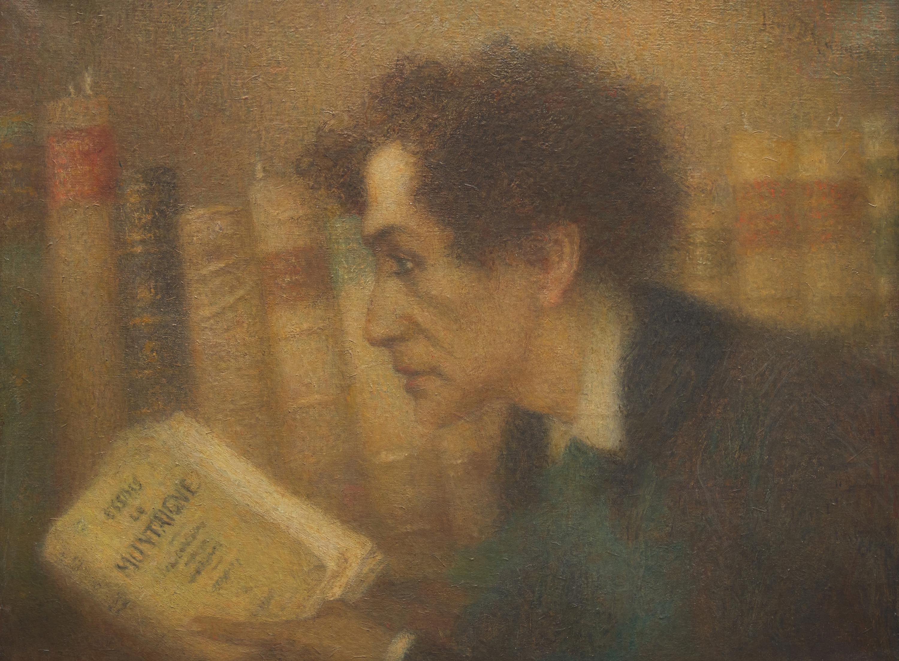 Lucien Lévy-Dhurmer (French, 1865-1953) — Portrait of a Man, presumed to be Pierre Villey (1879-1933)