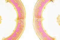 A Pair of Coalport Porcelain Dessert Stands