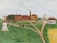 American School 19th Century, View Of The Soldiers And Sailors' Home In Erie, Pennsylvania