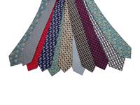 ELEVEN HERMÈS SILK NECKTIES