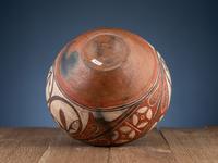Zia Polychrome Trios Pottery Jar