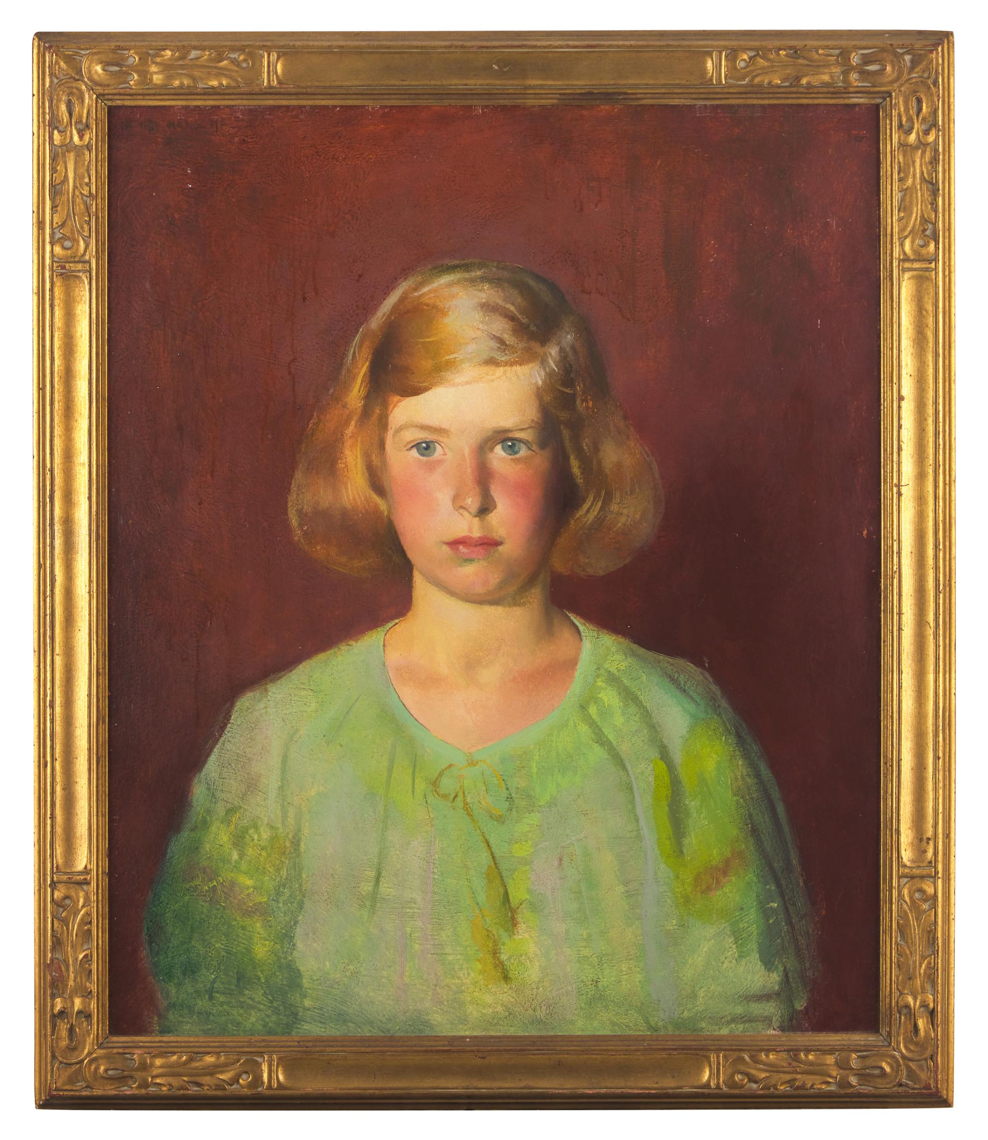 The Green Blouse (Portrait of Patricia Groves)
