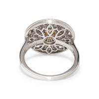 TIFFANY & CO., COLORED DIAMOND AND DIAMOND 'DAISY' RING
