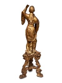 A Venetian Giltwood Chinoiserie Figure
