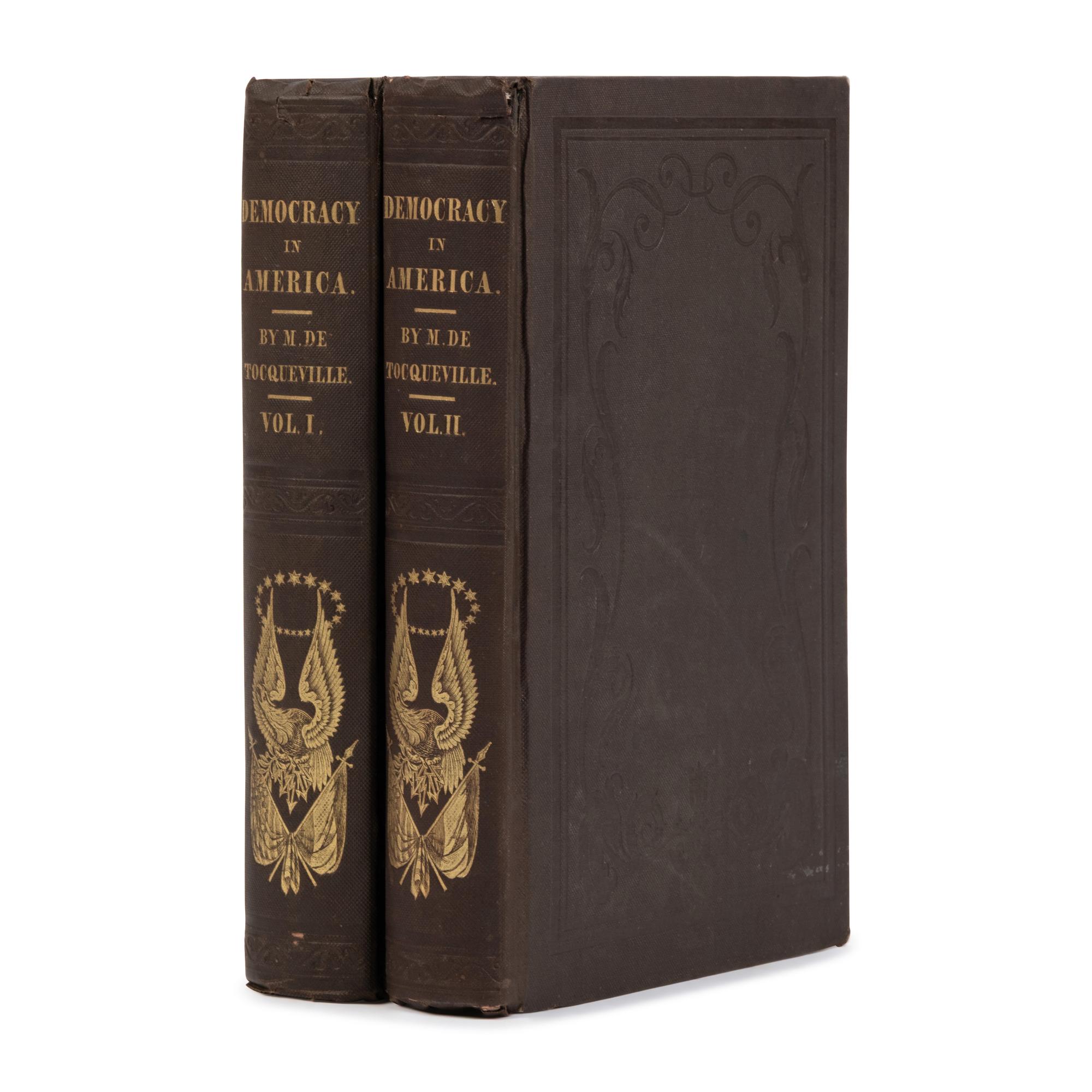 Tocqueville, Alexis de (1805-1859). Democracy in America. With an Original Preface and Notes By John C. Spencer . Henry Reeve, translator. New York: J. & H.G. Langley, 1841.