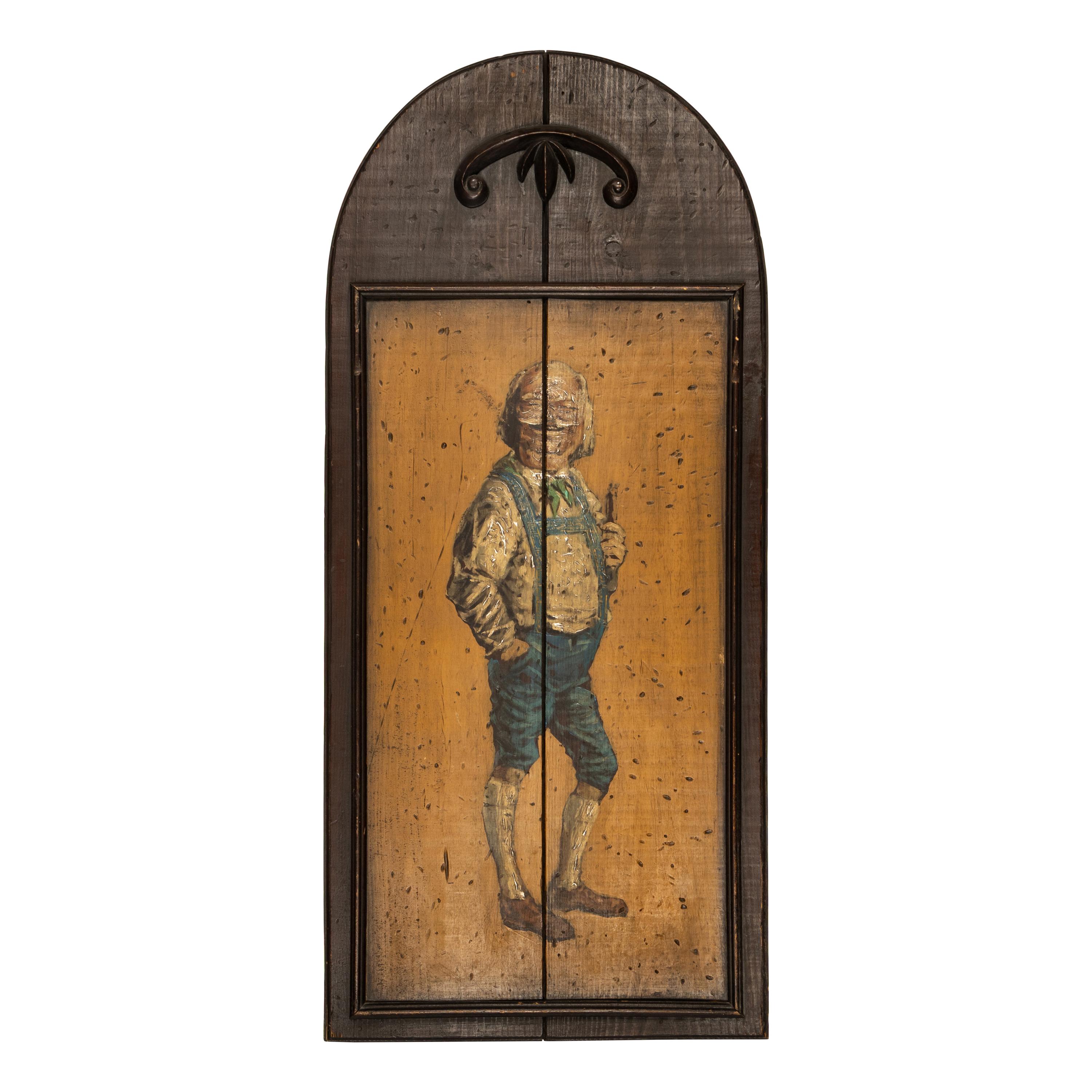 A Set of Four Painted Pub Plaques