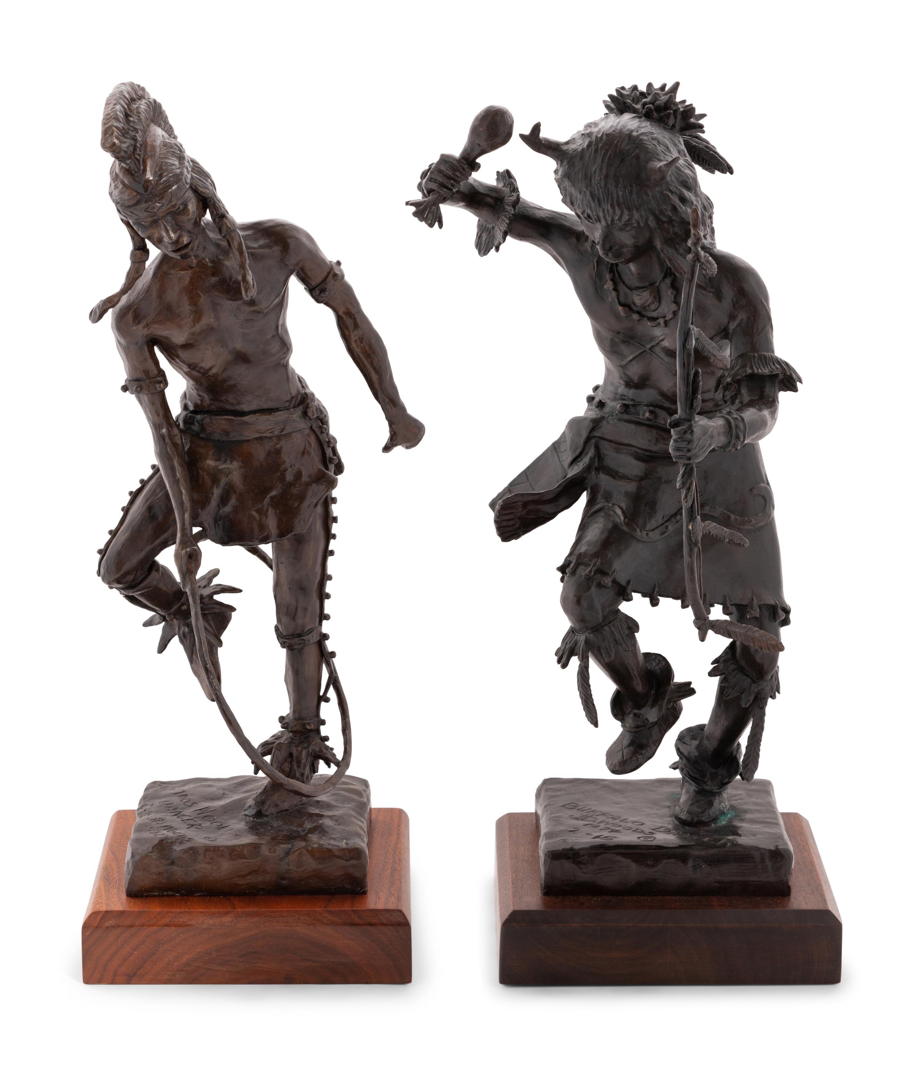 Two Works: Taos Hoop Dancer , edition 2/12, 1972 and Buffalo Dancer , edition 2/15, 1974