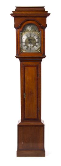 An English Oak Tall Case Clock, WILLIAM WHITE, ASWARBY, Height 88 inches. — WILLIAM WHITE, ASWARBY,
