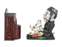 Two Cast Iron Mechanical Banks