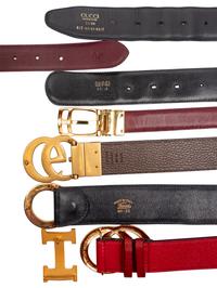 Seven Leather Designer Belts & Hermès Buckle