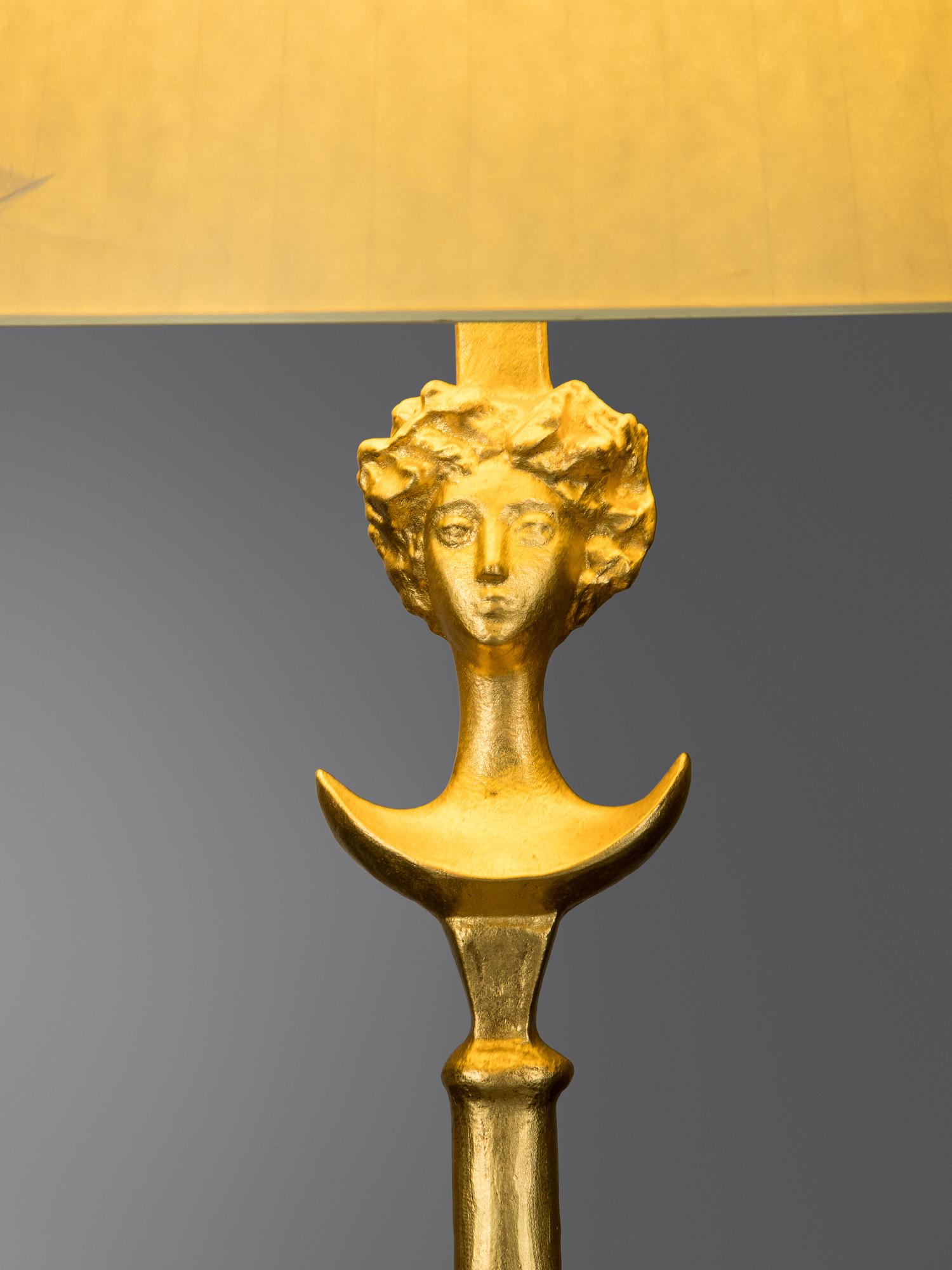 Tête de Femme Table Lamp, 1979 Nelson Rockefeller Collection Inc., executed by Excalibur Bronze, USA