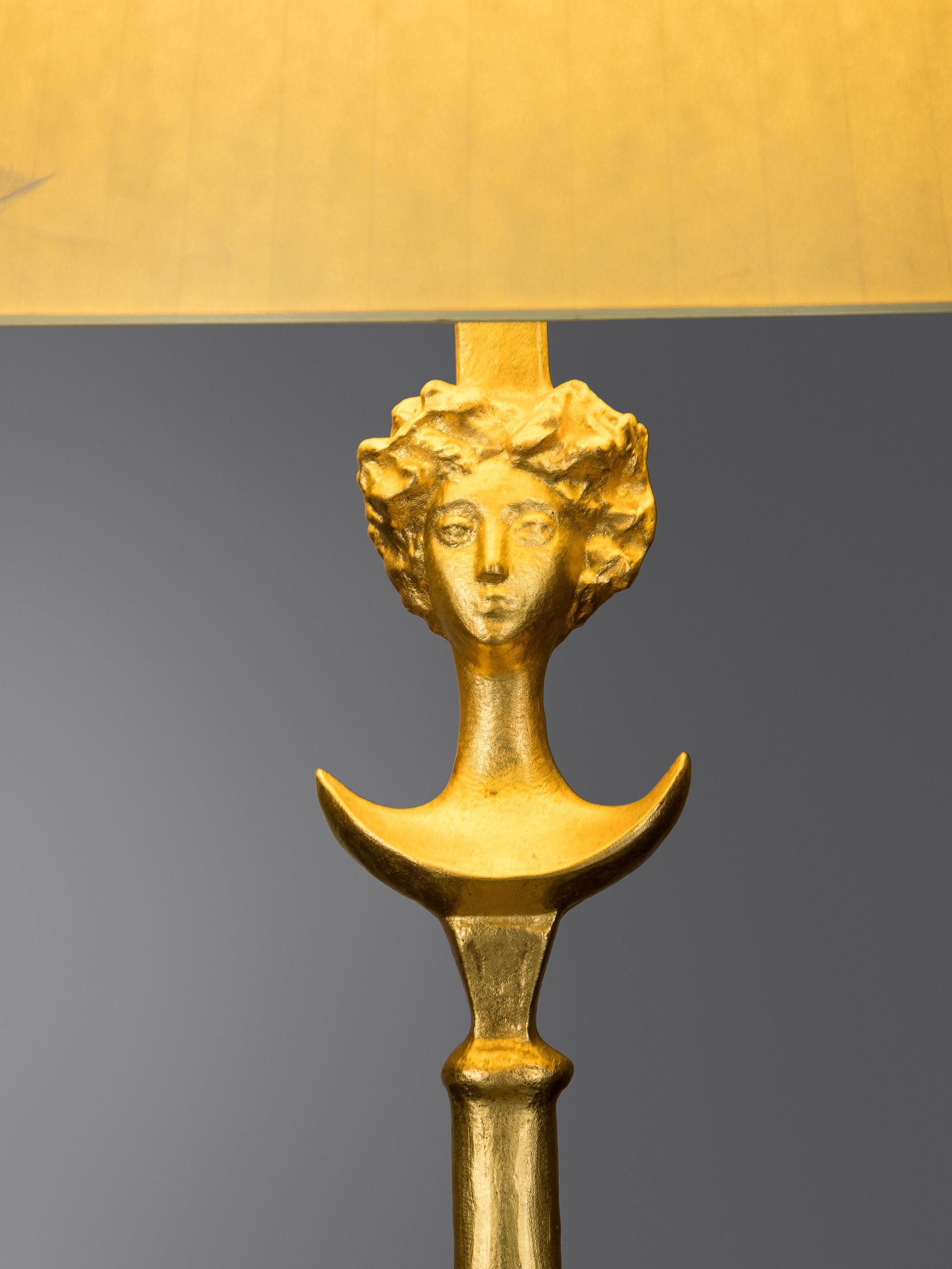 Tête de Femme Table Lamp, 1979 Nelson Rockefeller Collection Inc., executed by Excalibur Bronze, USA