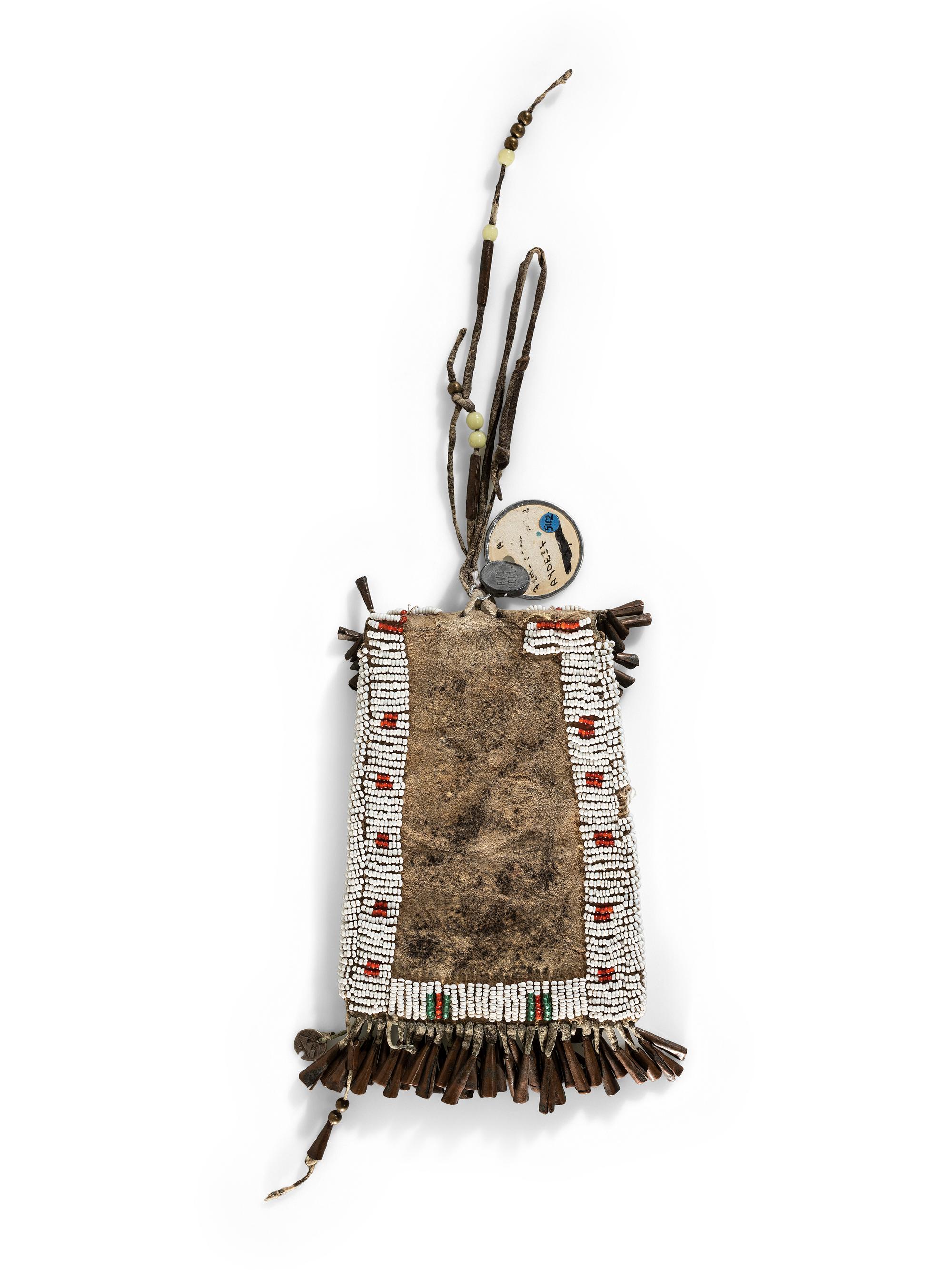 Sioux Beaded Hide Strike-a-Light Bag