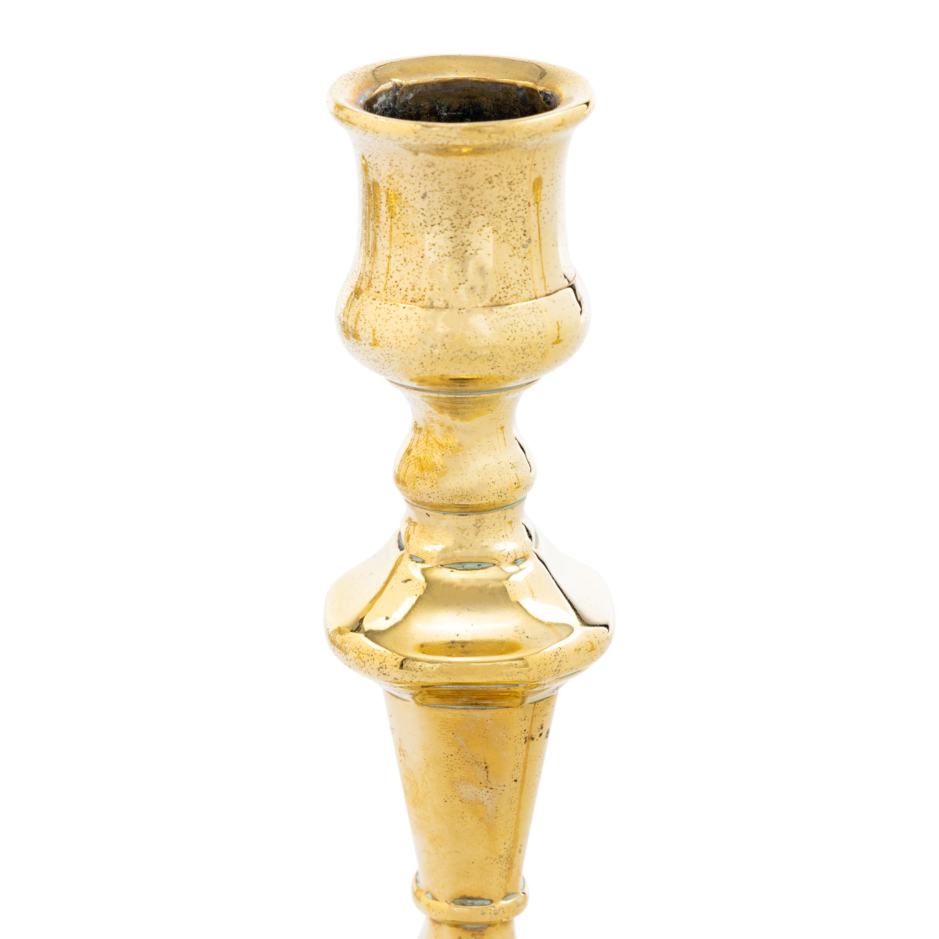 Three Pairs of English Candlesticks