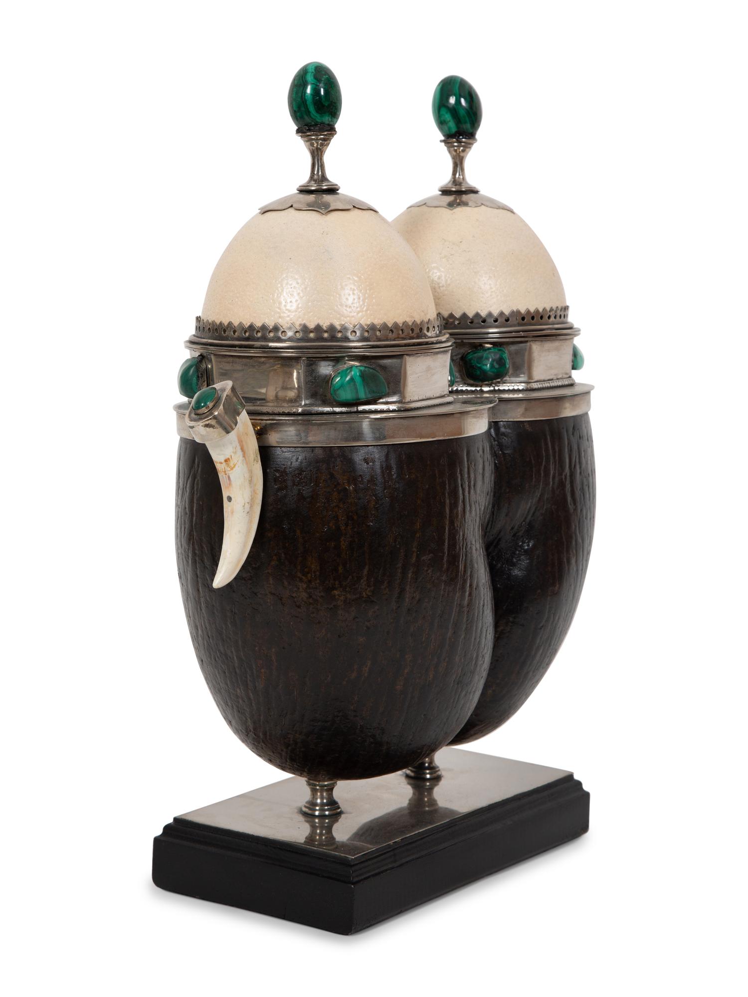 An Anthony Redmile Coco de Mer Tea Caddy
