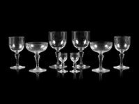 A Set of Baccarat Stemware — 20th Century