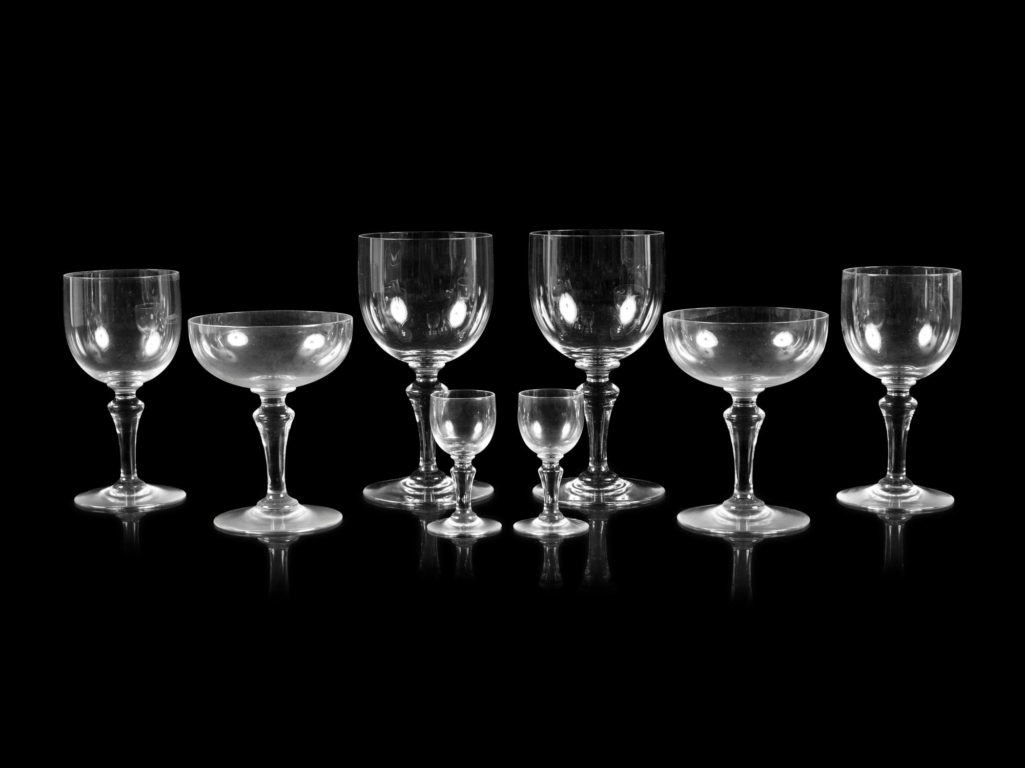 A Set of Baccarat Stemware — 20th Century