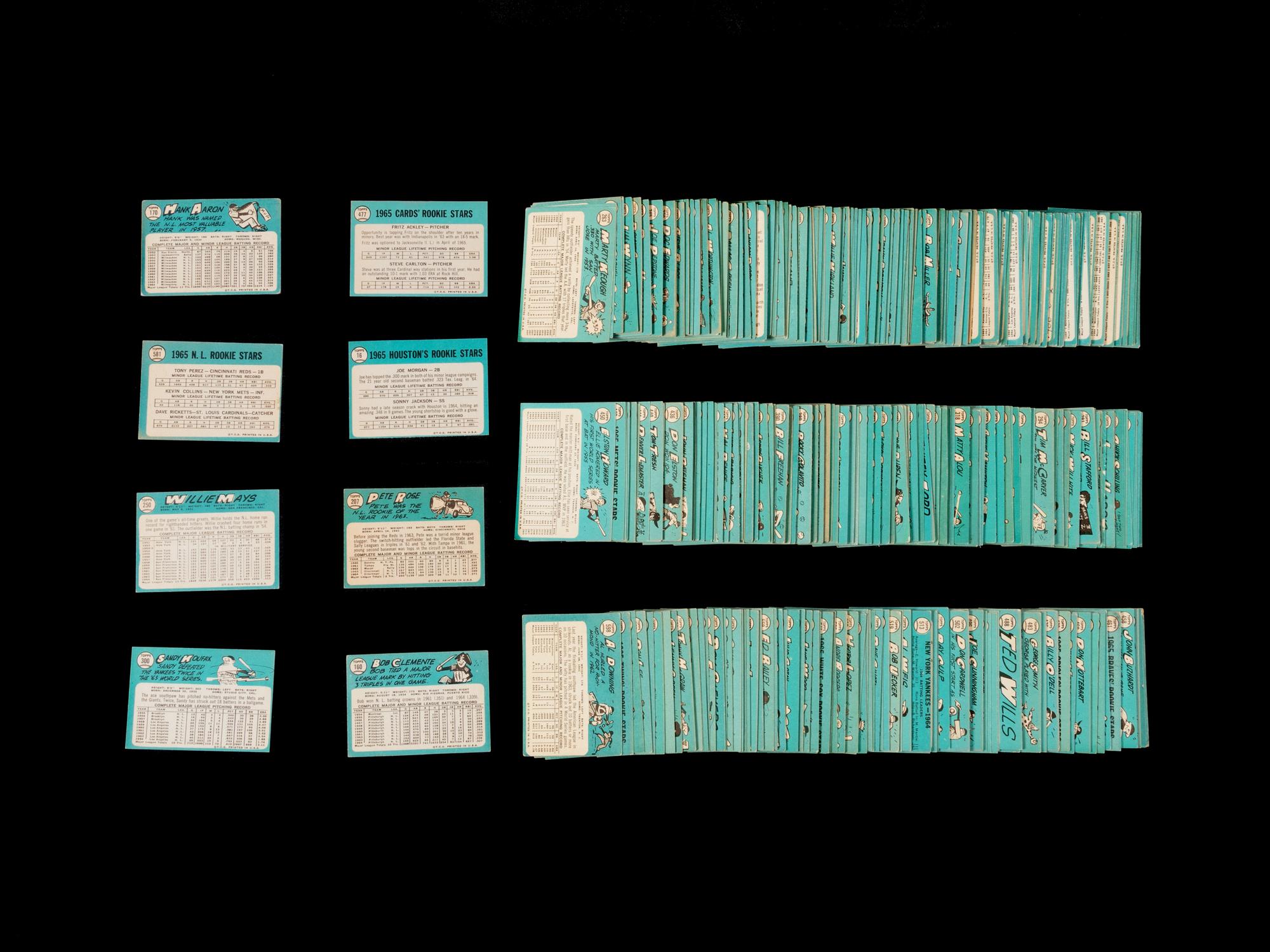 A Near Set of 1965 Topps Baseball Cards (597/598)
