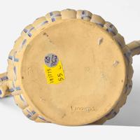 A Wedgwood Encaustic Decorated Caneware Chocolate Pot UK, circa 1800