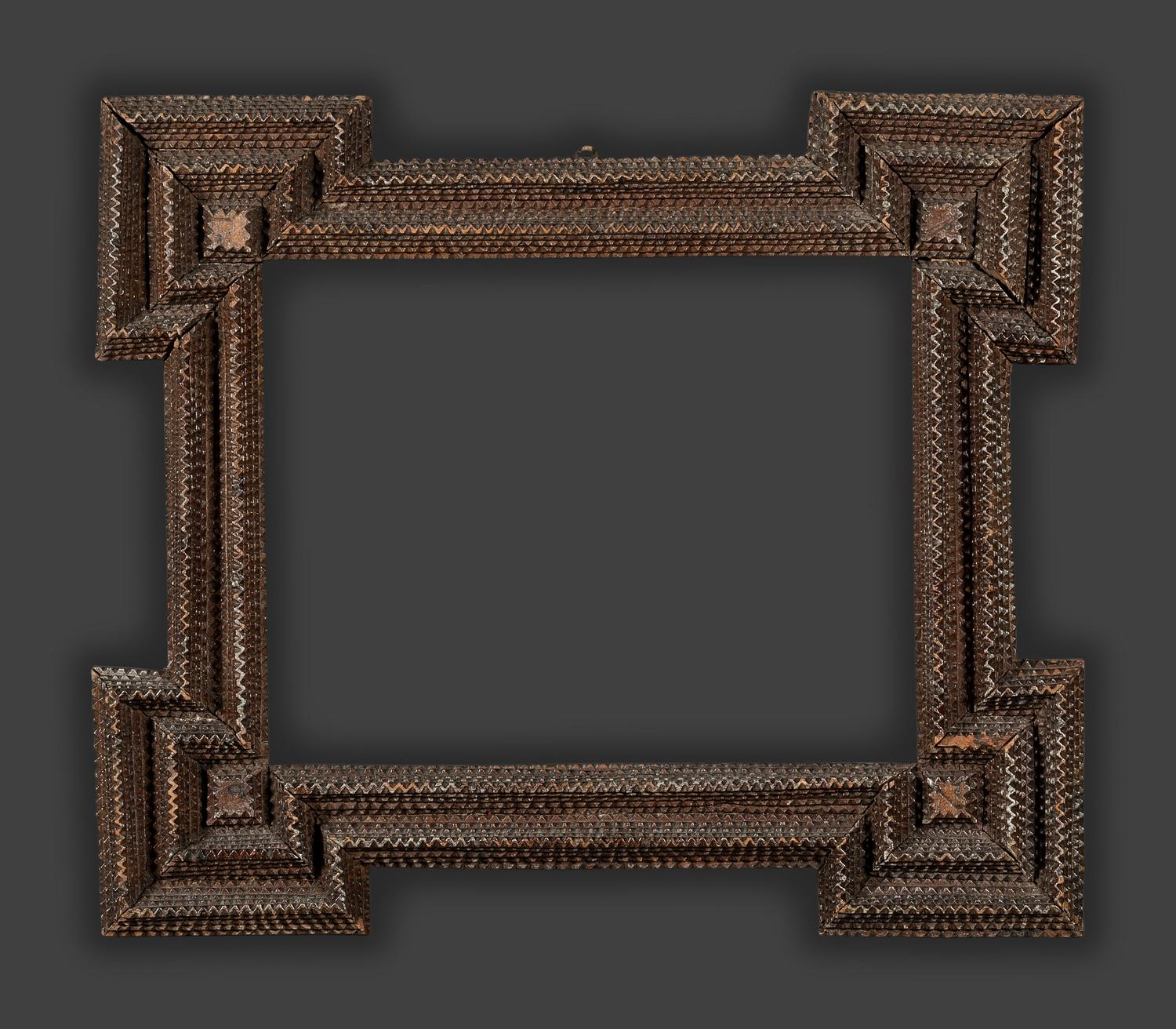 Four Tramp Art Frames