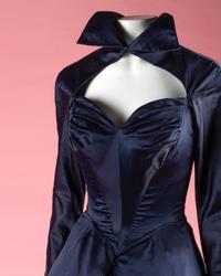 Charles James Satin Evening Dress, 1945