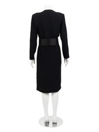 Saint Laurent Rive Gauche Wrap Dress with Belt, 1980s