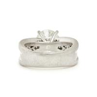 DIAMOND AND PLATINUM RING