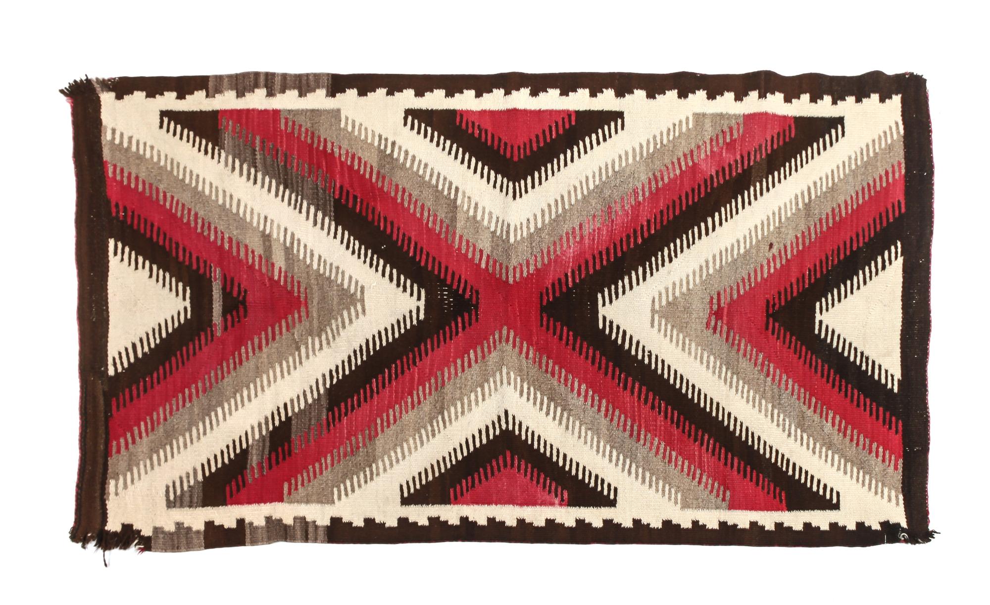A Group of Four Western Reservation Rugs Largest: 29 x 53 inches.