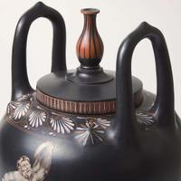 A Wedgwood Black Basaltes Covered Vase UK, circa 1790