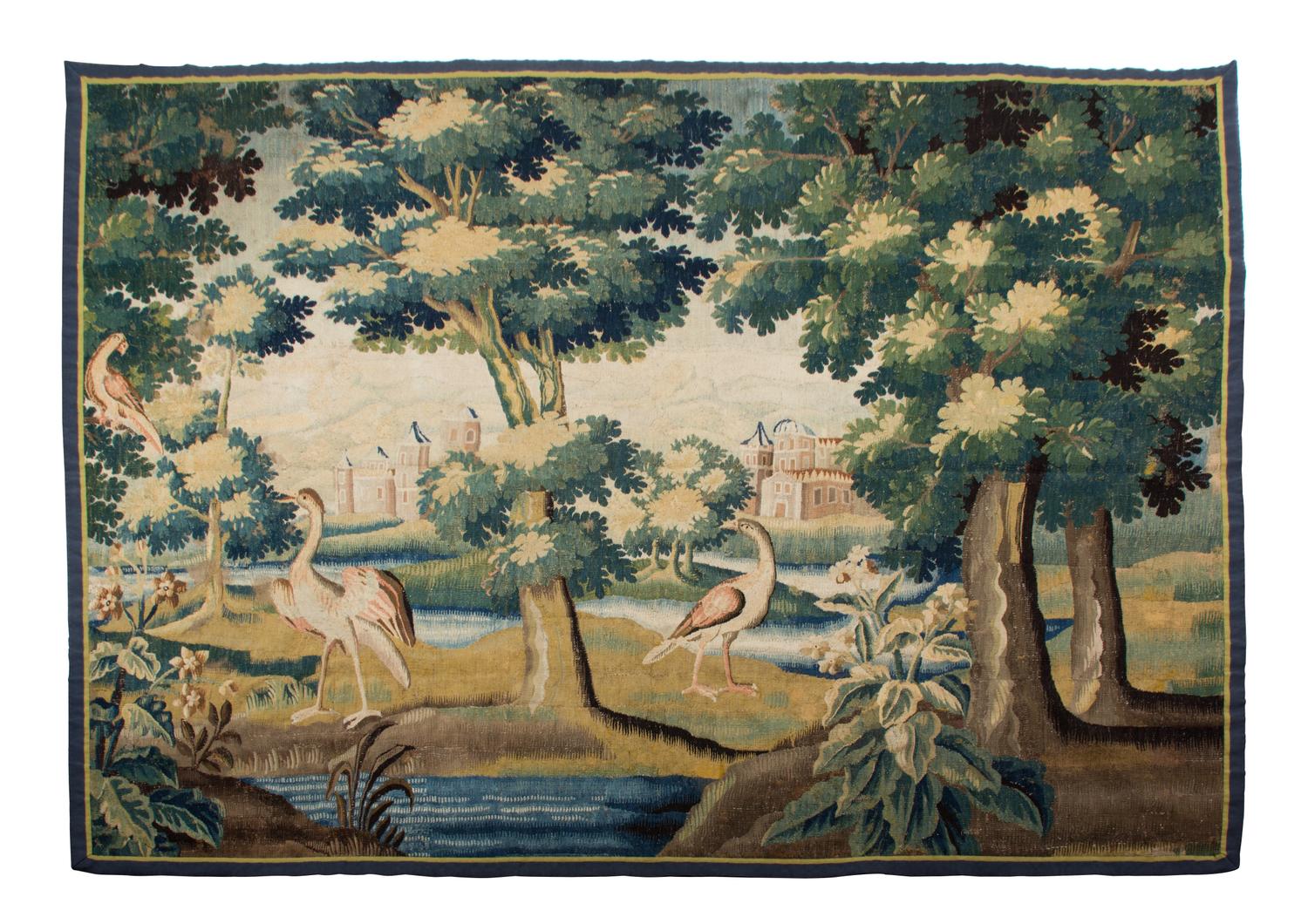 An Aubusson Tapestry 80 x 103 inches. — 18TH CENTURY