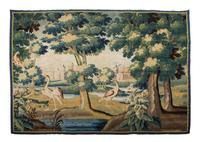 An Aubusson Tapestry 80 x 103 inches. — 18TH CENTURY