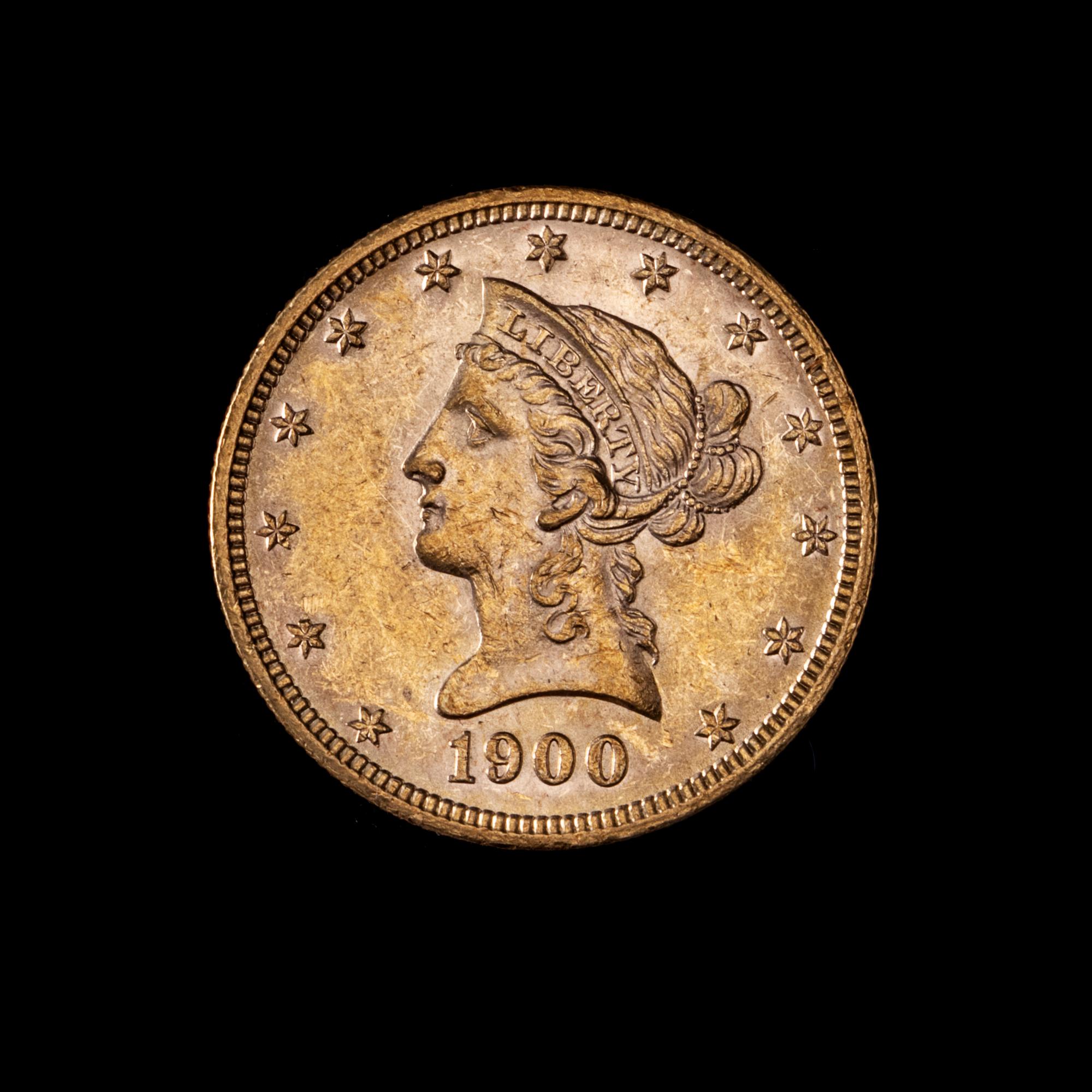 A United States 1900 Liberty Head $10 Gold Coin