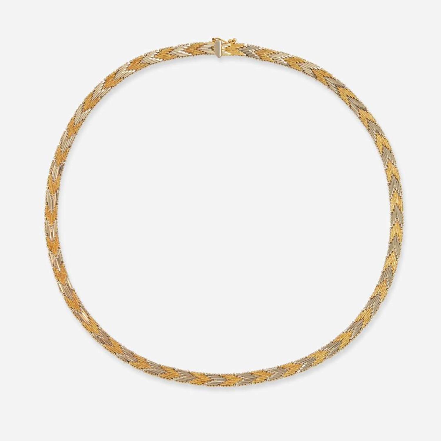 An 18K Yellow Gold Chimento Necklace