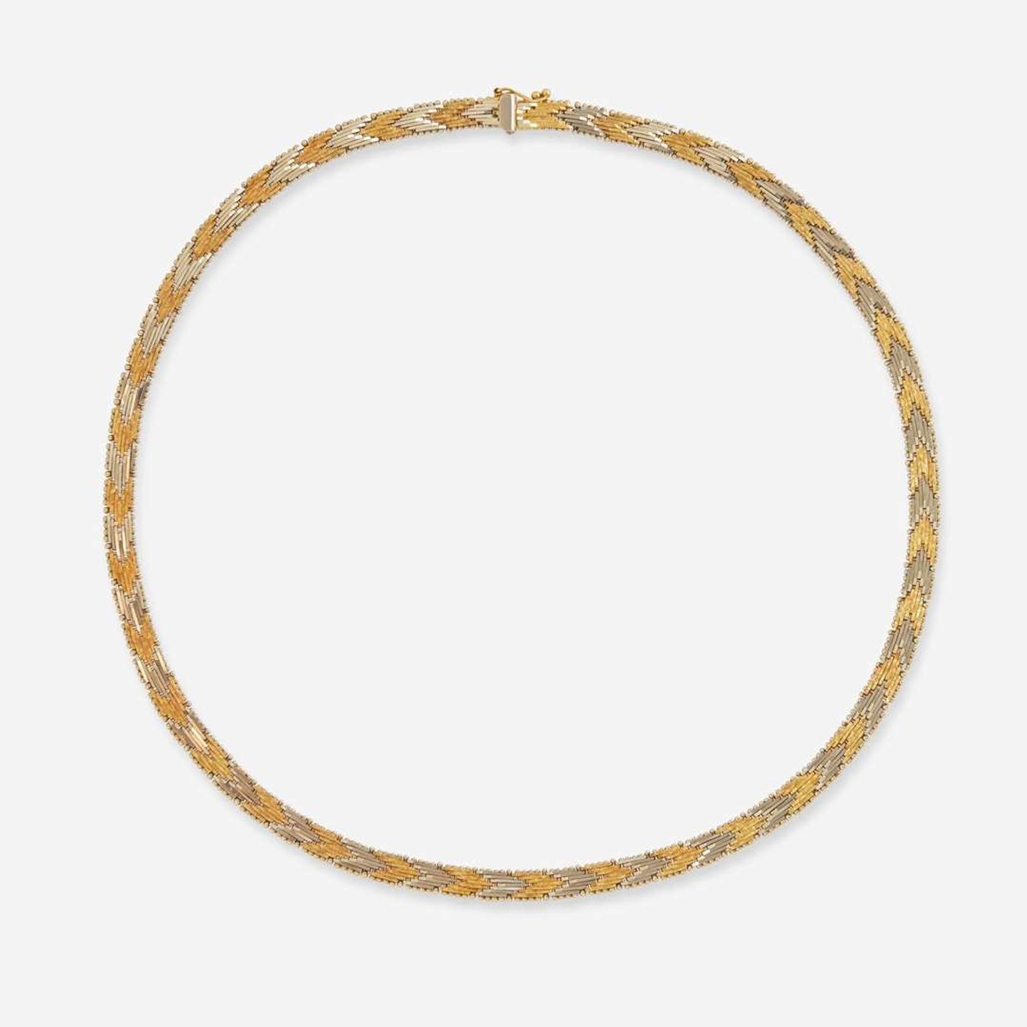 An 18K Yellow Gold Chimento Necklace