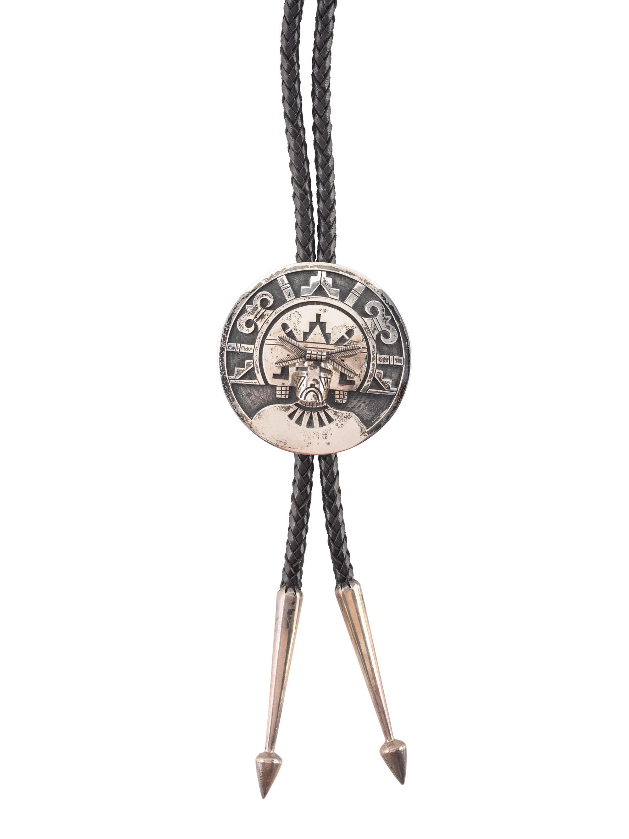 Sterling Silver Shalako Bolo Tie