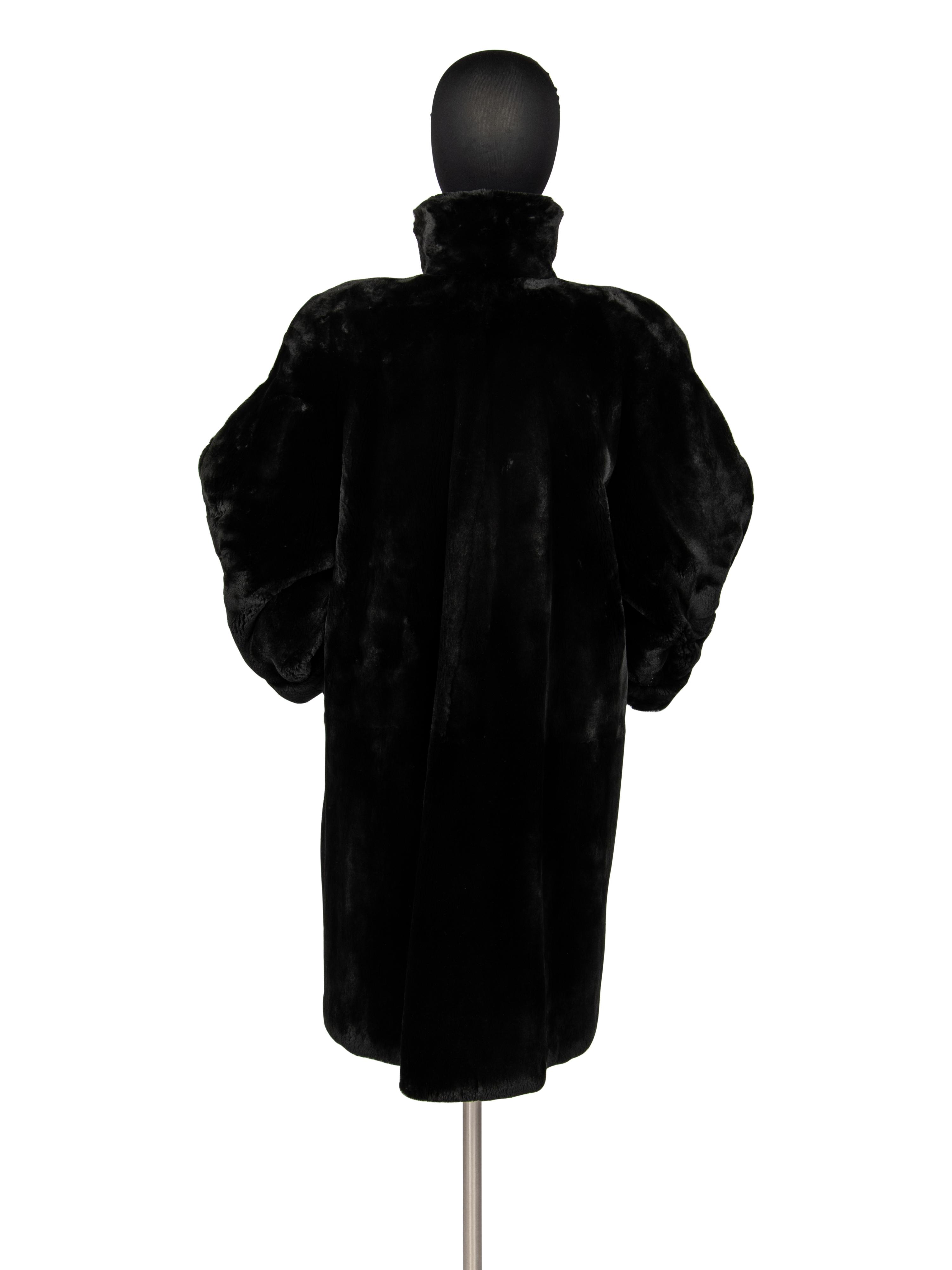 Giuliana Teso Sheared Beaver Coat, 1980s