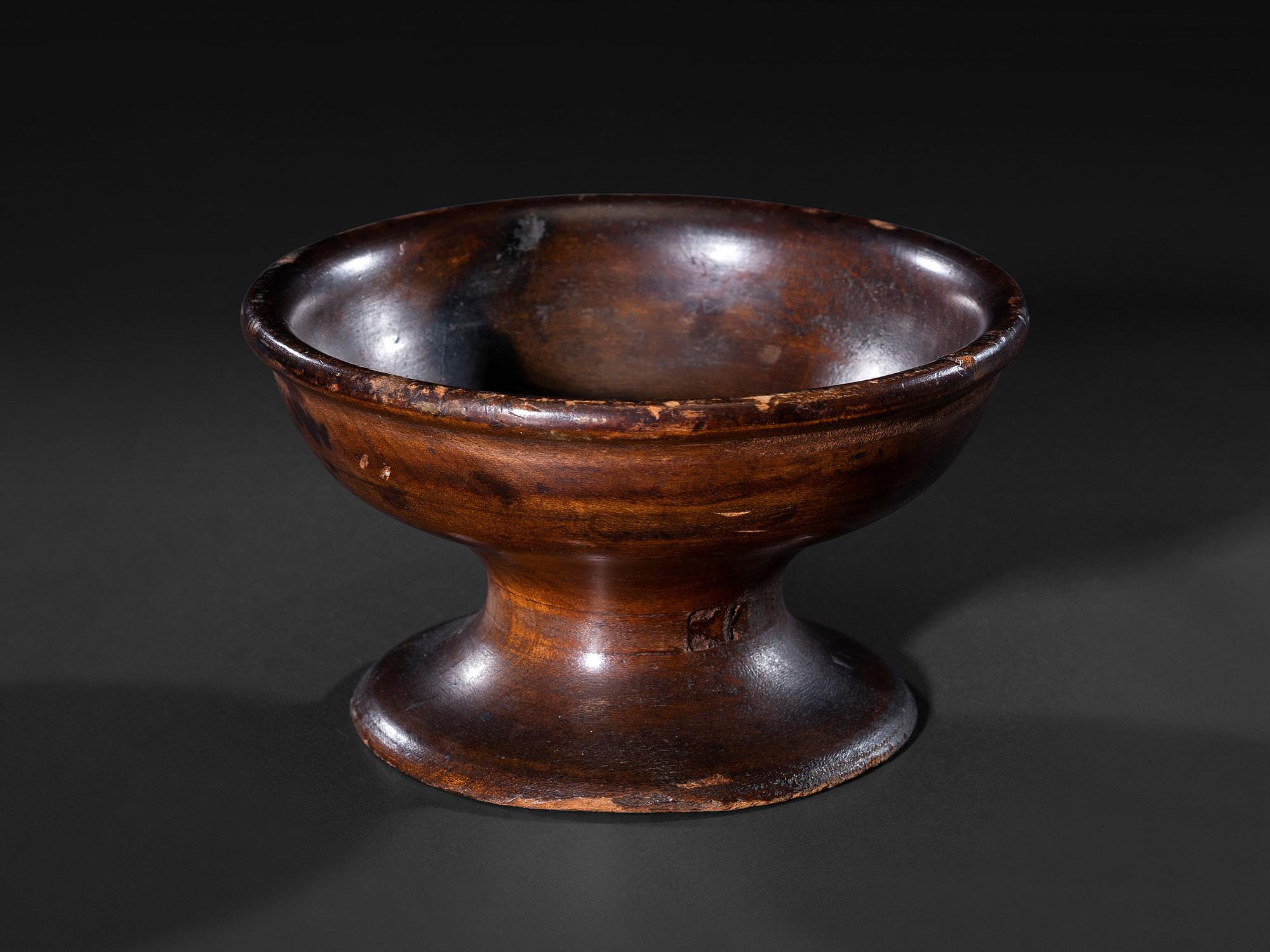 A Maple Treenware Master Salt